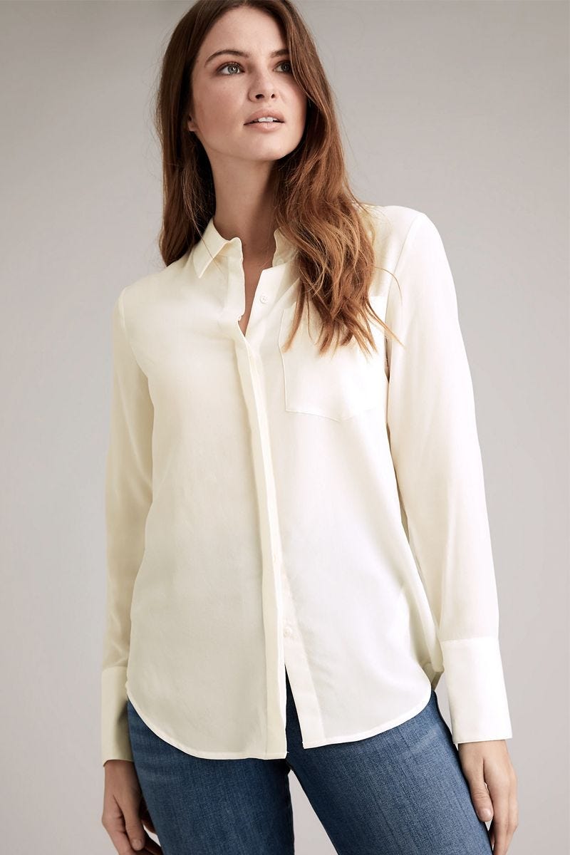 Autograph Pure Silk Long Sleeve Shirt, £48.30 (was £69)