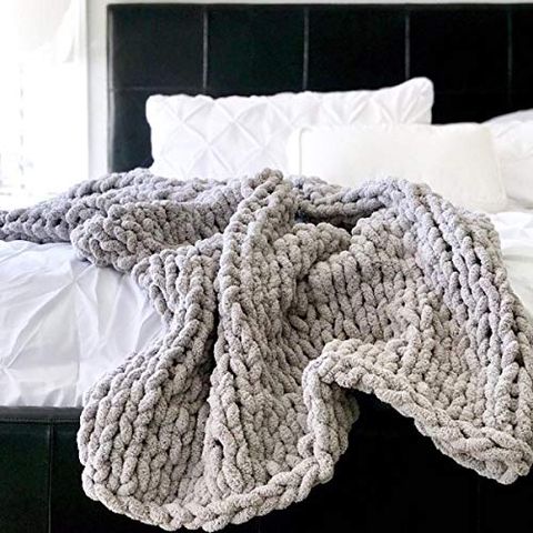 10 Best Chunky Knit Throw Blankets To, Oversized Throw Blanket For King Size Bed