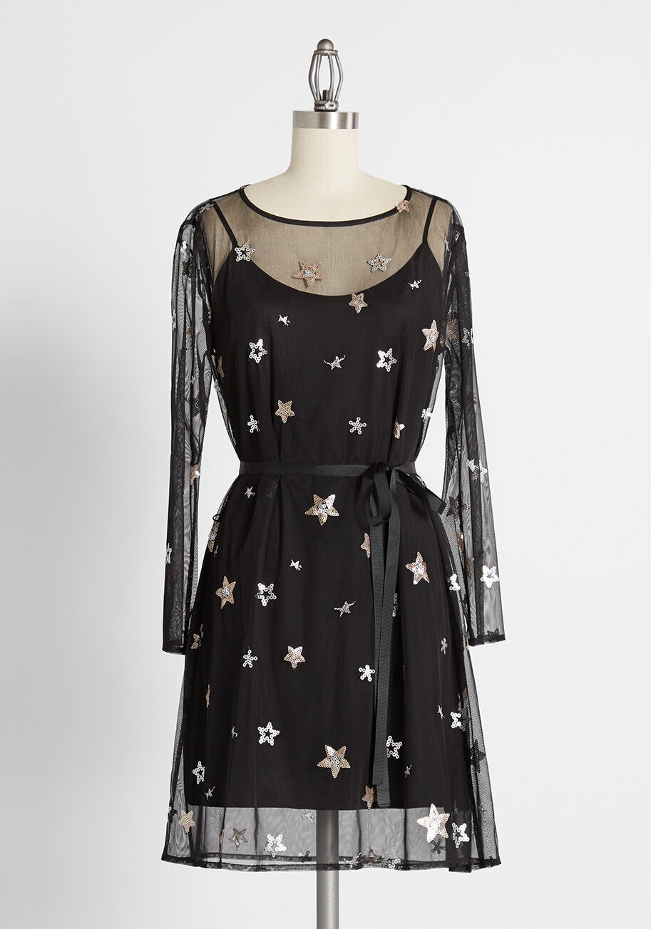 Starlit Dance Floor Mini Dress