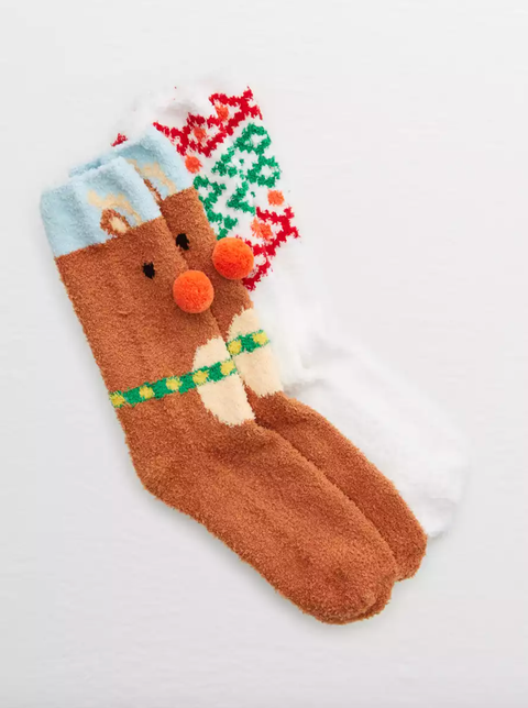 20 Best Fuzzy Christmas Socks - Cute Holiday Slipper Socks