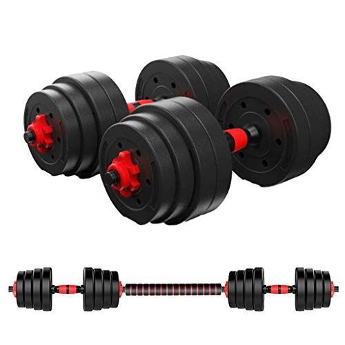 22/88/110 LBS Pair Adjustable Dumbbell Set Combination Barbell Non-slip Hand 