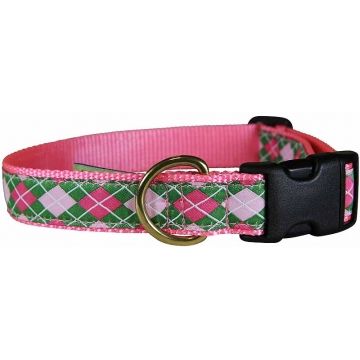 Argyle Ribbon Dog Collar