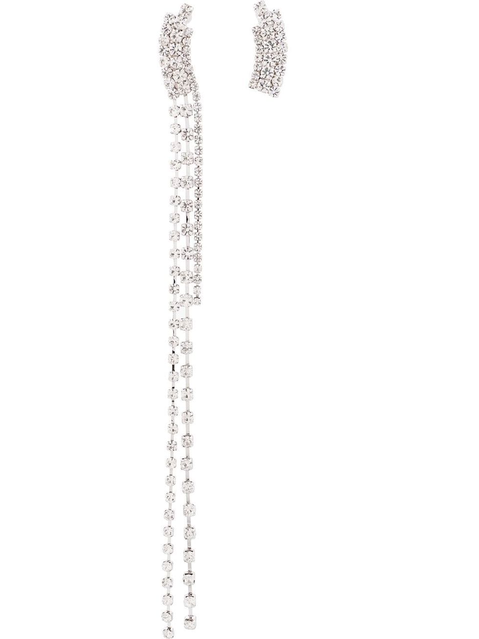 short and long Sophie crystal strass earrings