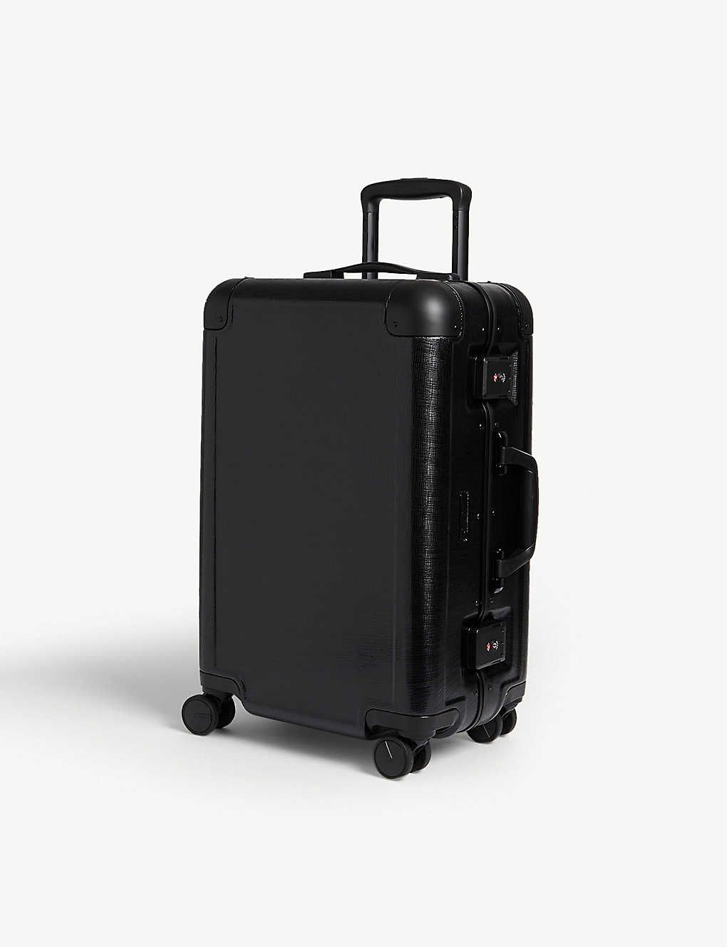 guess black suitcase