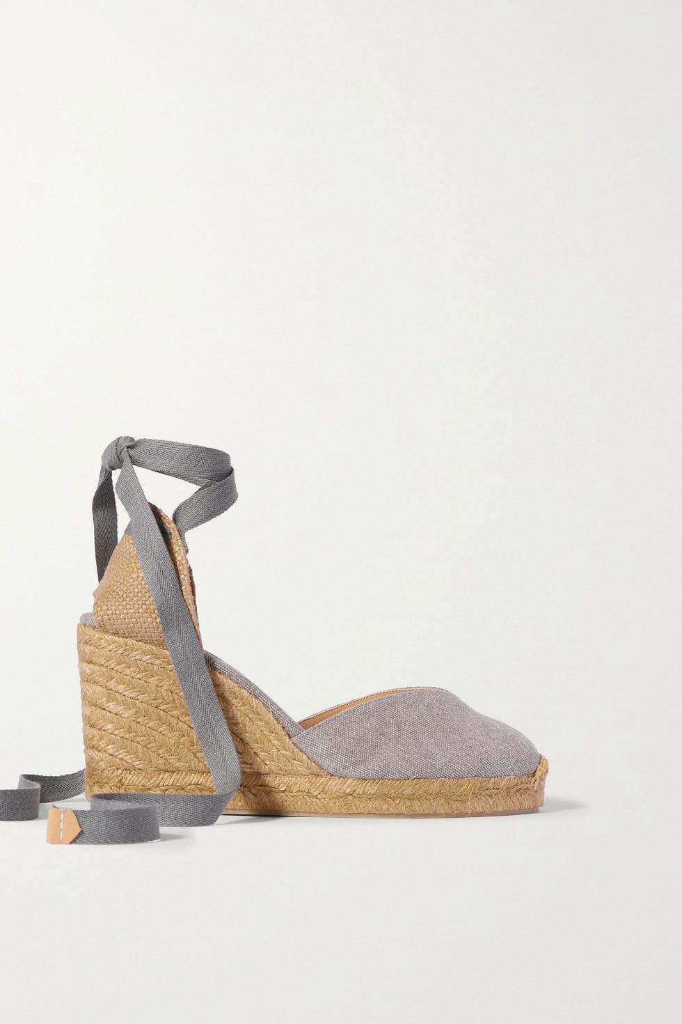 Castañer + NET SUSTAIN Chiara 80 canvas wedge espadrilles