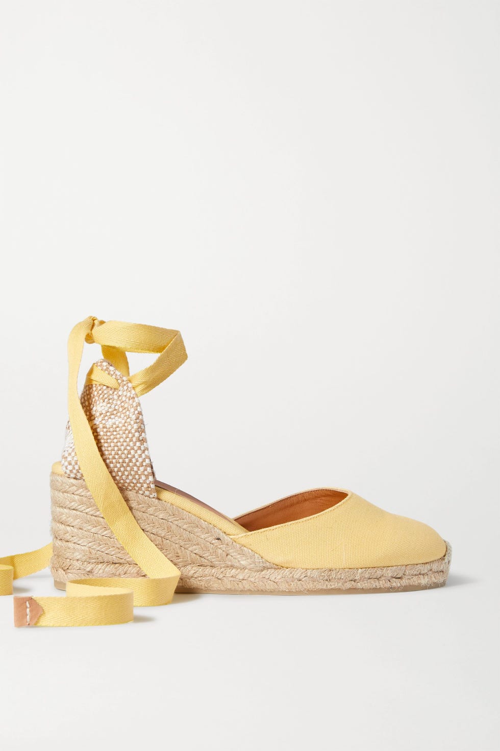 Castañer + NET SUSTAIN Carina 60 canvas wedge espadrilles