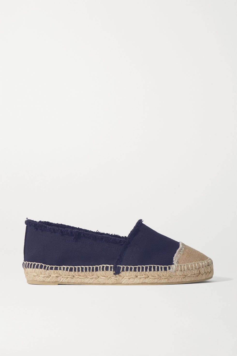 Castañer + NET SUSTAIN Kampala frayed canvas espadrilles