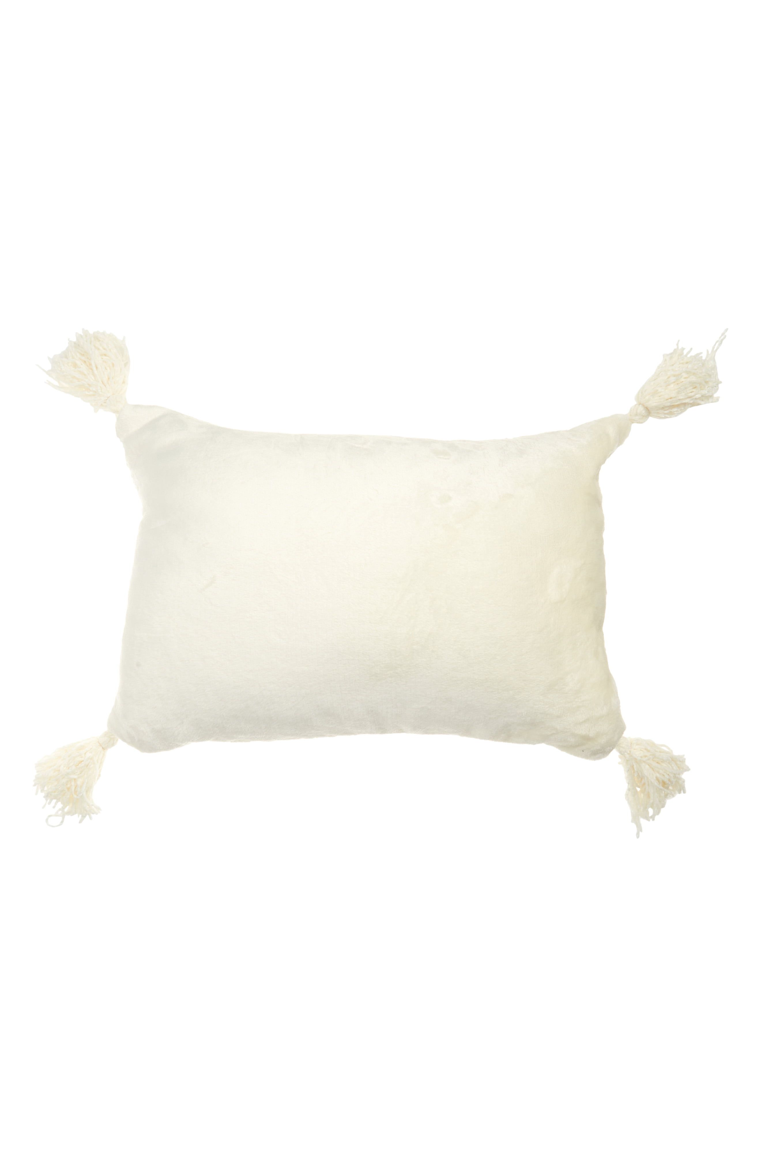 Bliss Tassel Velvet Accent Pillow