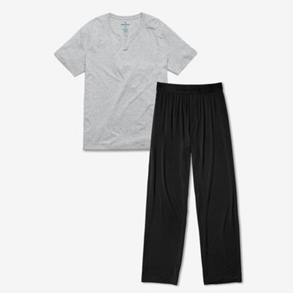 Cosy /& Comfy Lounge Shorts Loungewear Soft Pack of Two Cotton Shorts with Elasticated Waist Bonjour/® Mens Twin Pack Pyjama Bottoms Nightwear PJs Mens Pyjamas
