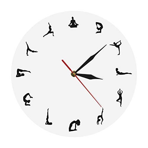 Reloj de pared para yoga