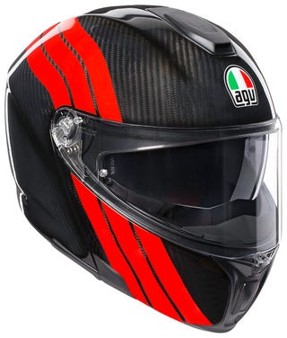AGV Sportmodular Carbon Stripes Helmet AGV Sportmodular Carbon Stripes Helmet