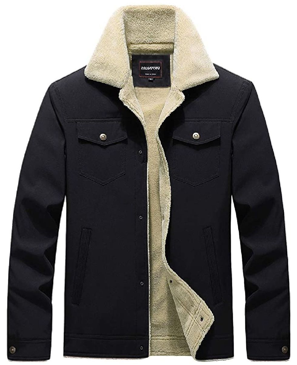Casual Sherpa Fleece-Lined Jacket