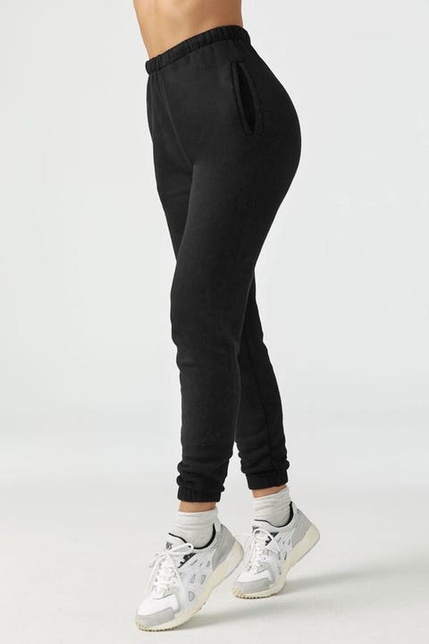 joah brown lace up jogger