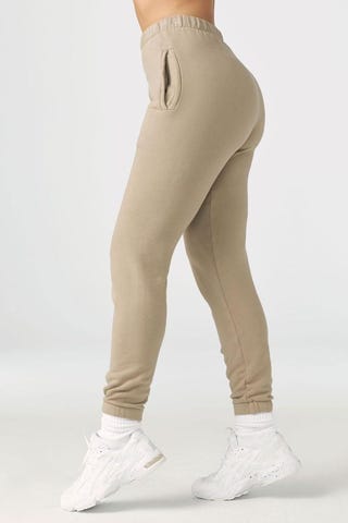 joah brown lace up jogger