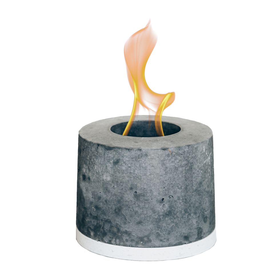 Flickr Fire Concrete Personal Fireplace