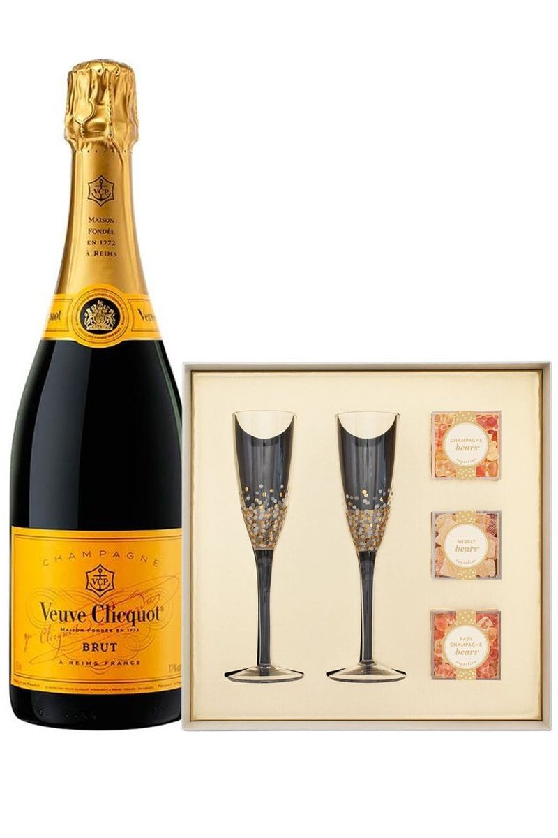 Yellow Label 750ml with Sugarfina Pop the Champagne Gift Set