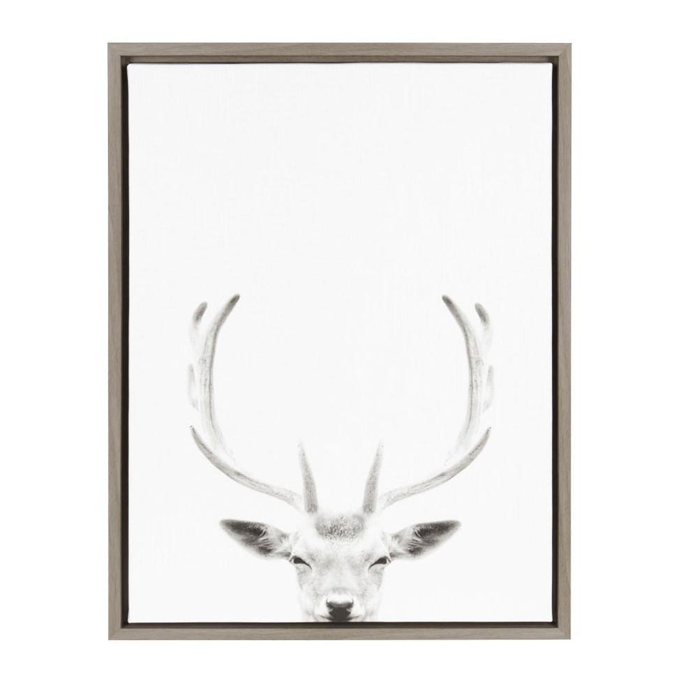 Kate and Laurel "Female Deer" by Tai Prints Wall Art