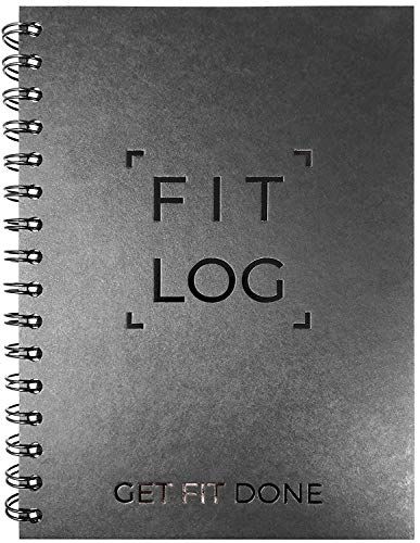 Grey Bodybuilding Progress Daily Health & Wellness Tracker Fitness Journal for Women & Men GYM 14.8 x 21cm A5 Workout Journal/Planner to Track Weight Loss