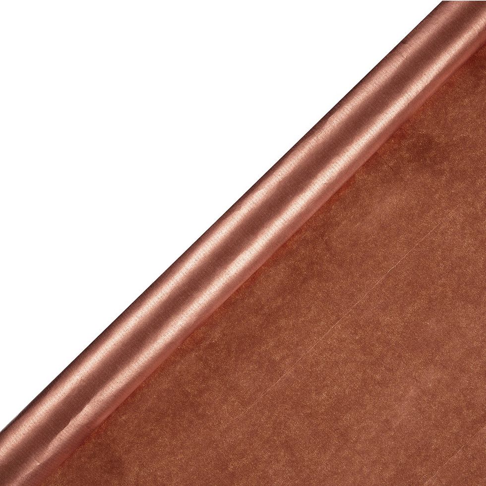John Lewis & Partners Plain Kraft Wrapping Paper, 10m, Copper