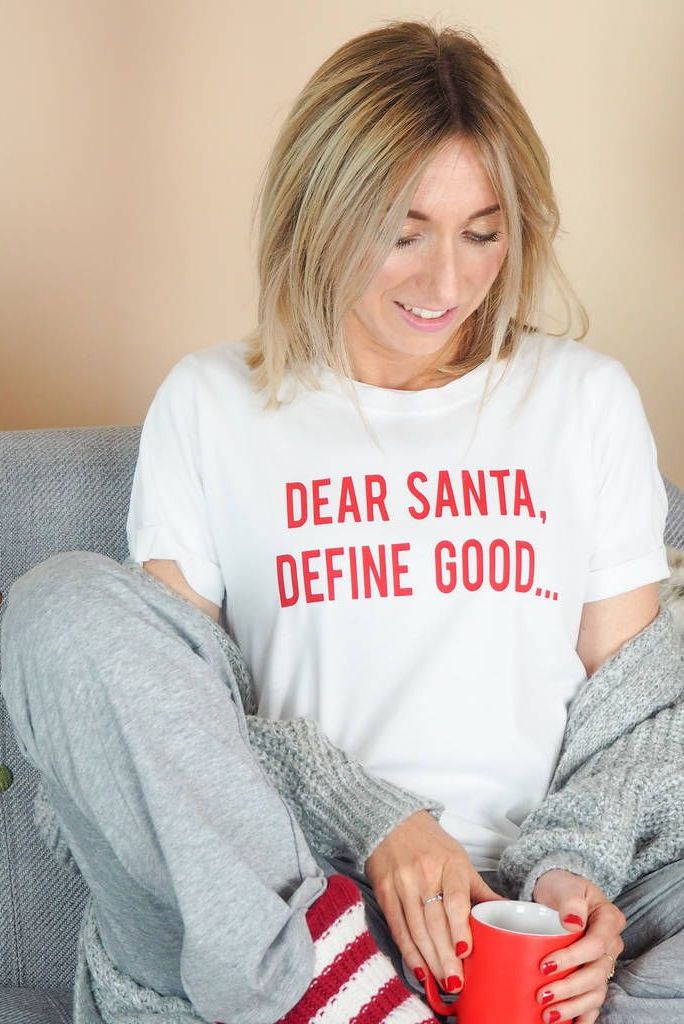 Dear Santa Define Good Christmas Eve Pyjama Set, £36