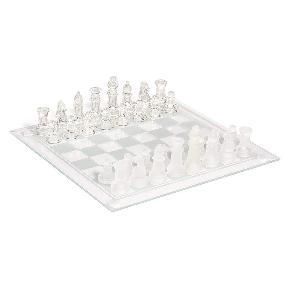 Fine Glass Chess Game Set