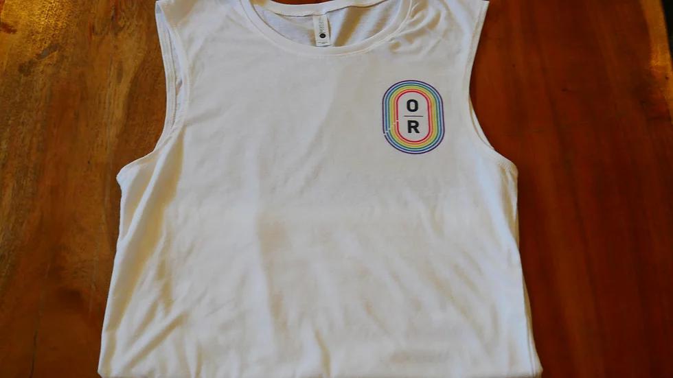 White Muscle Tank