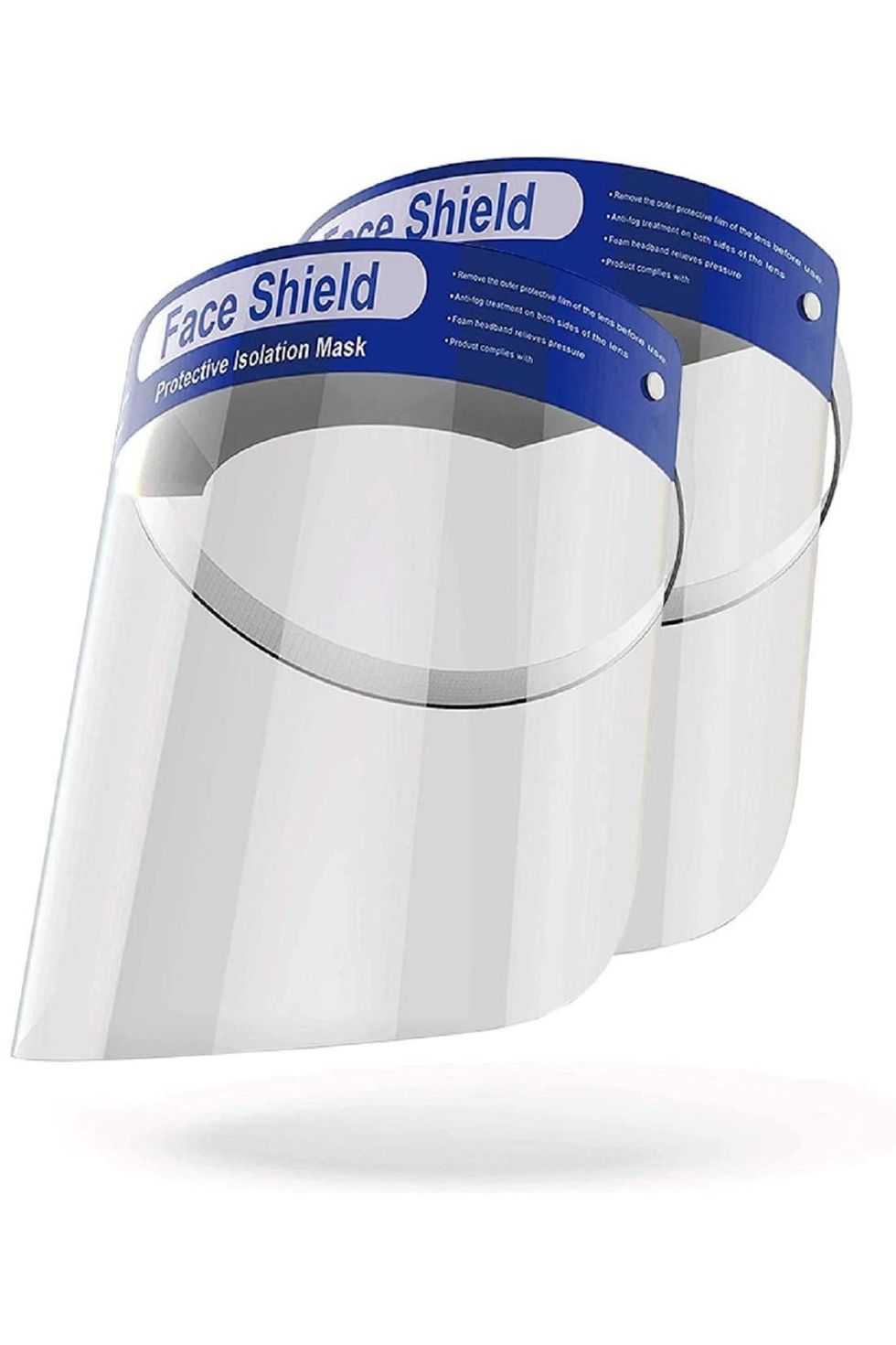 OMK 2 Pcs Reusable Face Shields