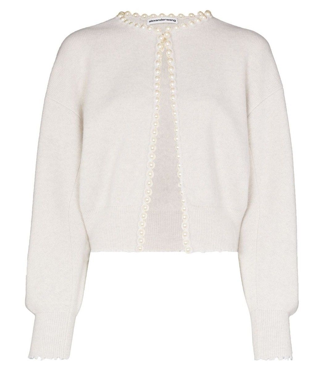 best white cardigan