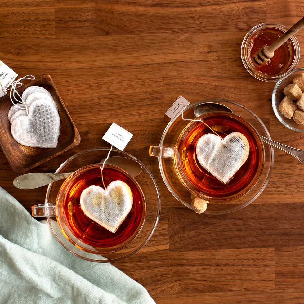 Heart-Shaped Tea Bags (Set of 15)