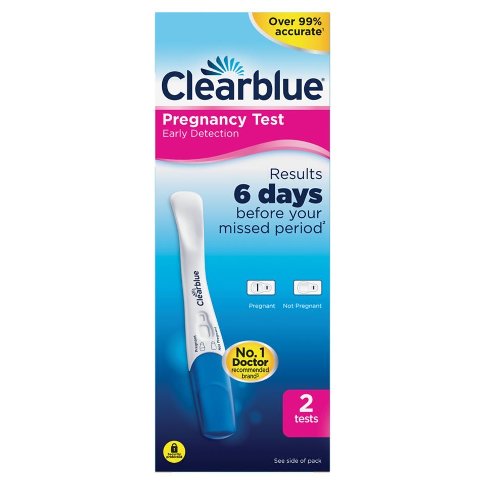 Clearblue Early Detection Pregnancy Test, Kit Of 2 Tests