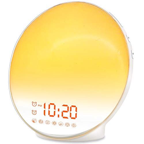 alarm clock imitates sunrise