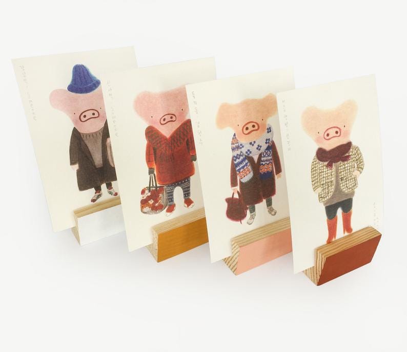Color Block Photo Holder