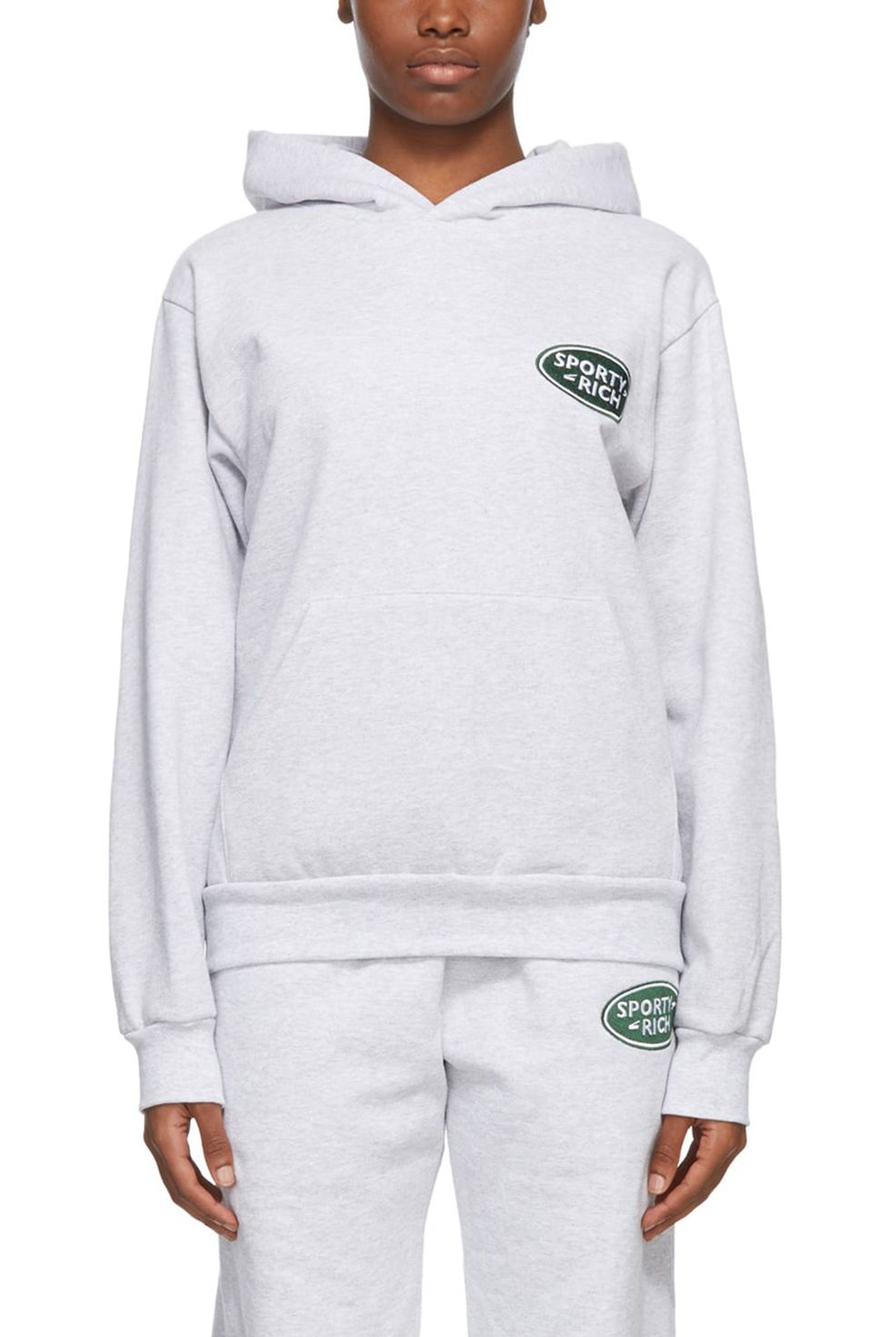 Grey Land Rover Edition Logo Patch Hoodie