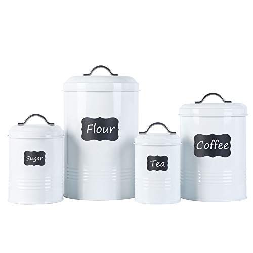 Food storage canisters, set of 4