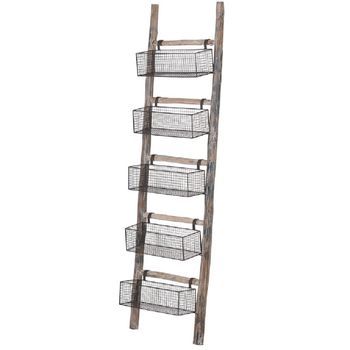 Storage basket ladder