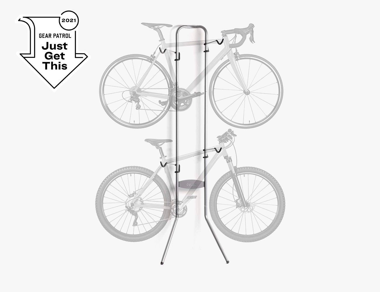 wall leaning bike rack