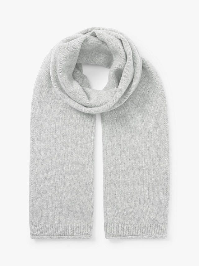 Cashmere Scarf, Light Grey