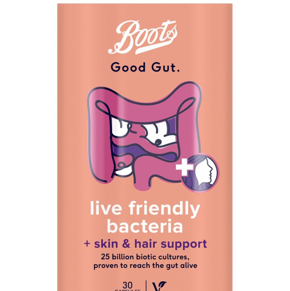 Boots Good Gut Live Friendly Bacteria Skin and Hair Support 