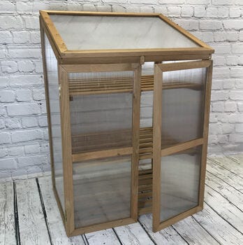 Wooden Framed Polycarbonate Garden Growhouse