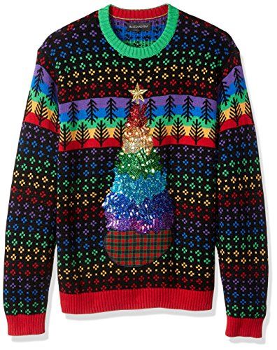 Rainbow sale ugly sweater