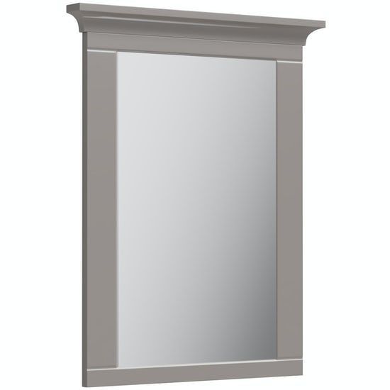 Orchard Winchester graphite grey bathroom mirror
