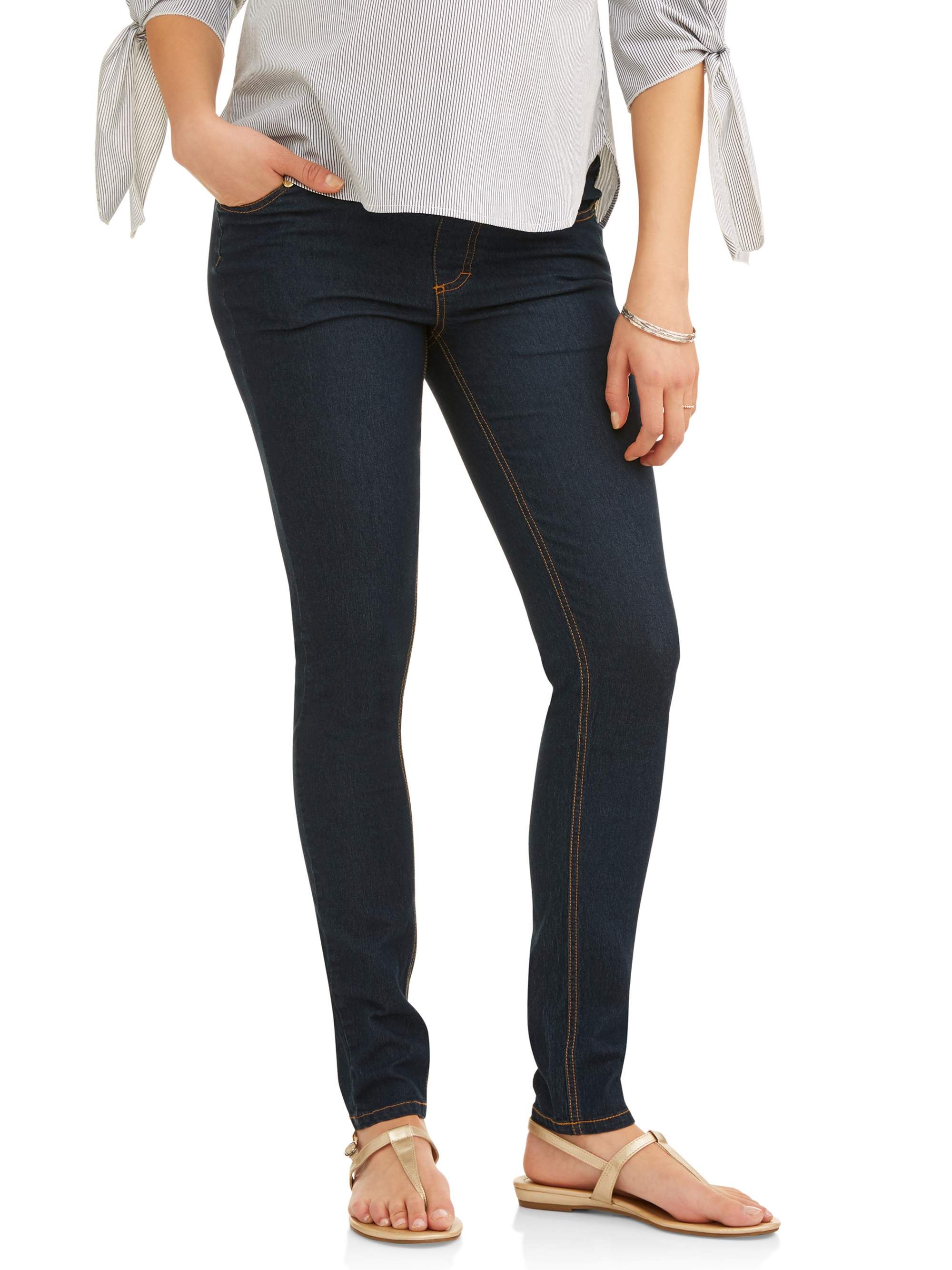 Maternity Skinny Jeans with Demi Panel