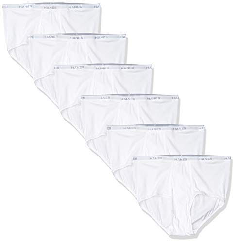 Men's No Ride Up Briefs with Comfort Flex Waistband (6 Pack)