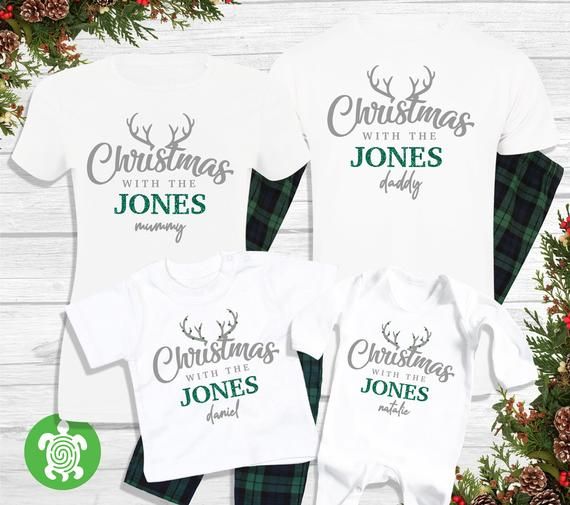 personalised family pjs