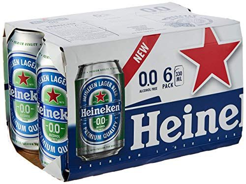 Heineken Alcohol Free Beer Can, 6 x 330ml