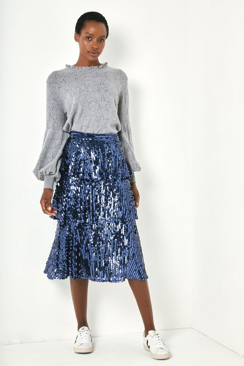 Solange Sequin Skirt 