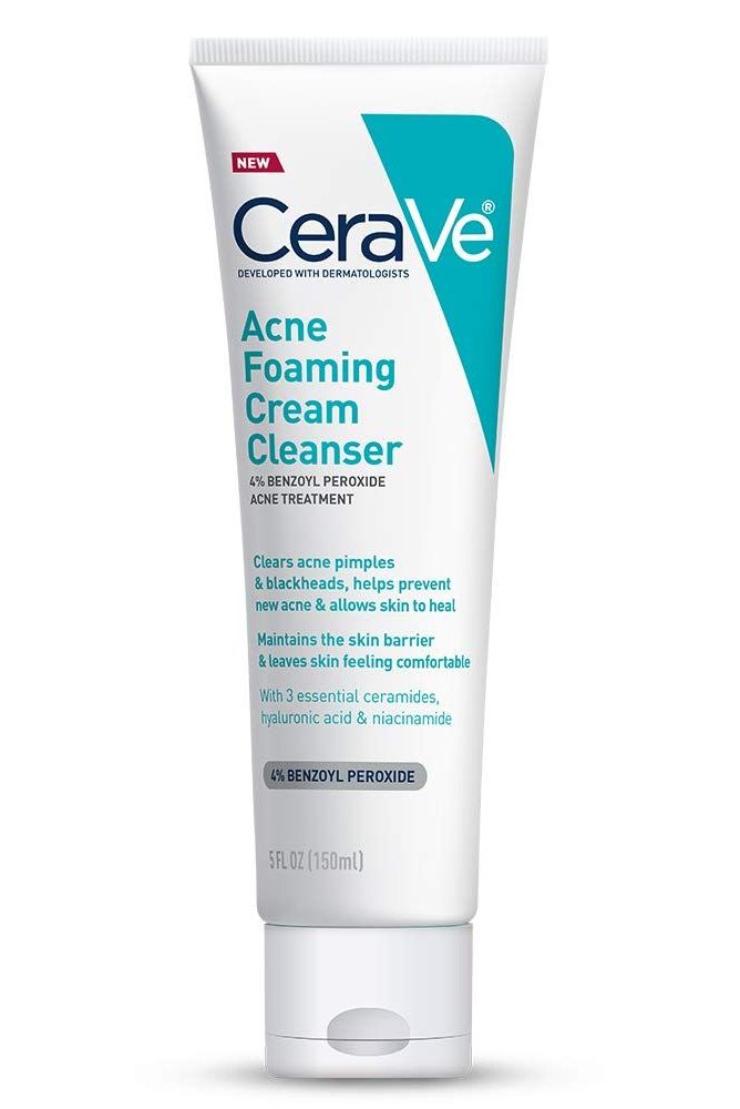 Acne Foaming Cream Cleanser with Benzoyl Peroxide