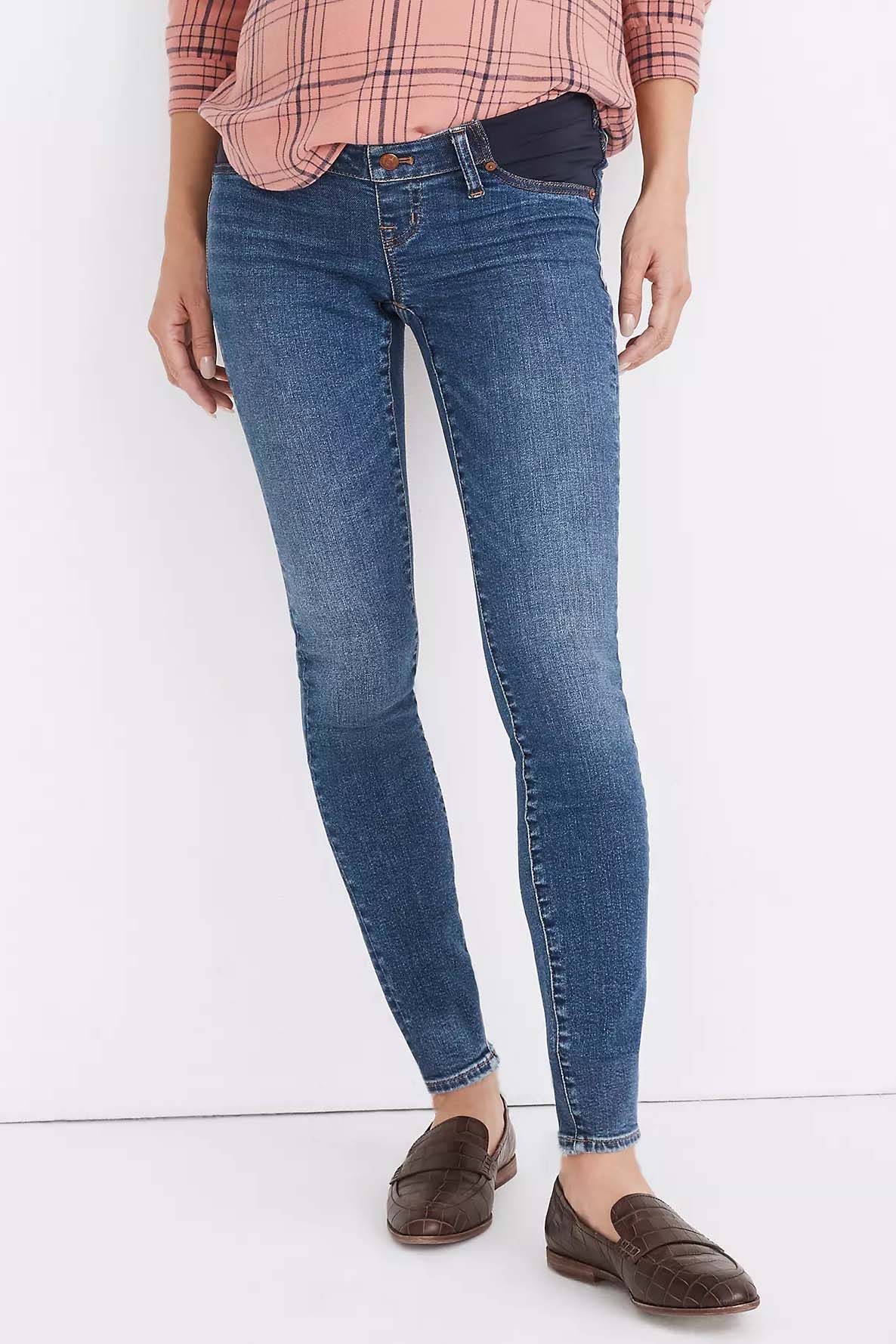 Side-Panel Skinny Jeans