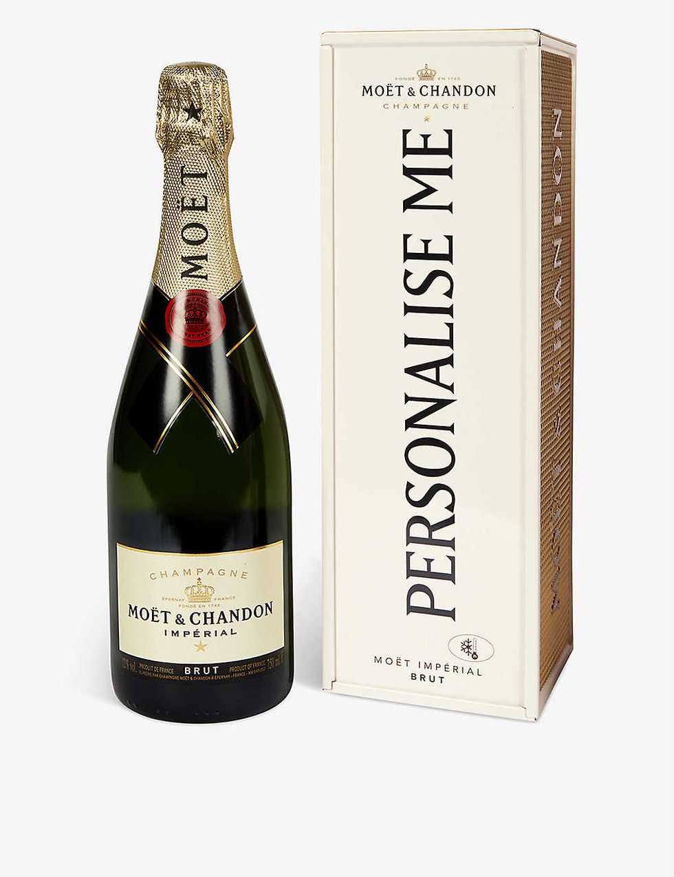 Exclusive Impérial Brut NV Champagne and personalised tin 750ml