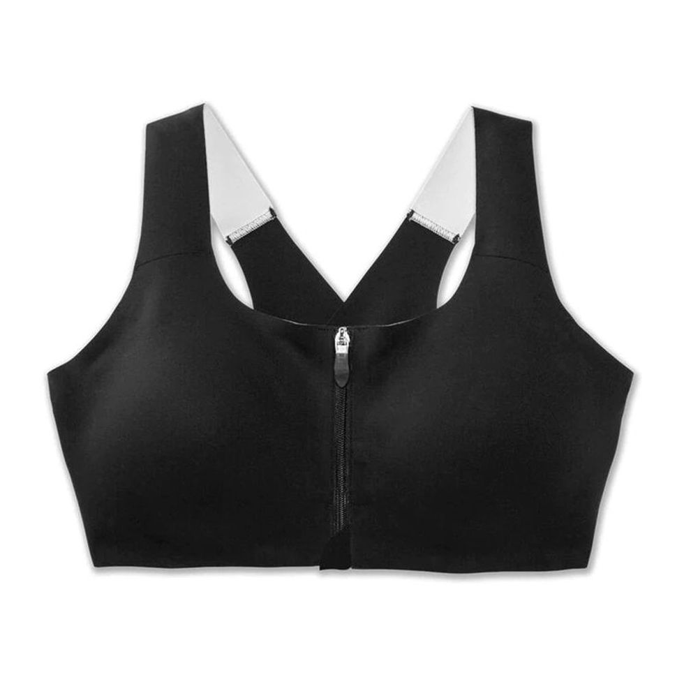 Women's Sculpt High Support Zip Front Sports Bra - All in Motion Black 38DD  1 ct
